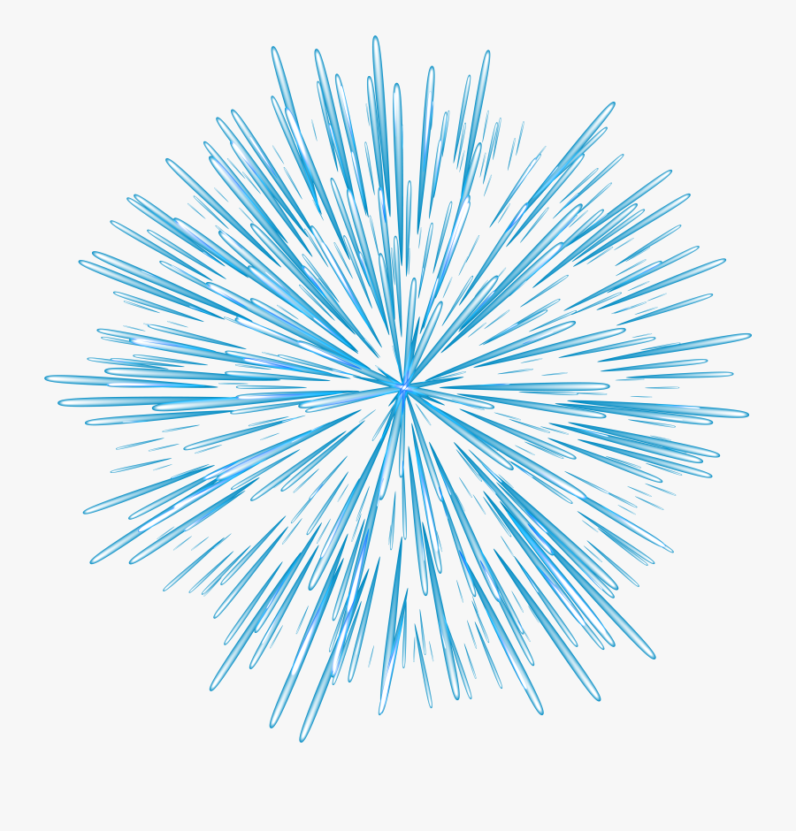 Firework Png Blue - Blue Fireworks Png, Transparent Clipart