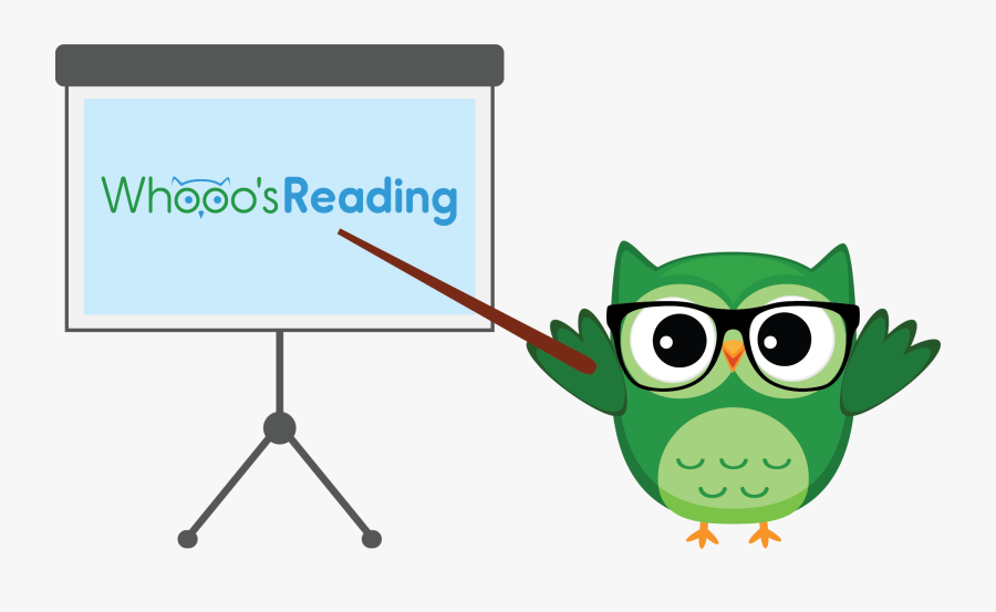 Whoo's Reading Log, Transparent Clipart