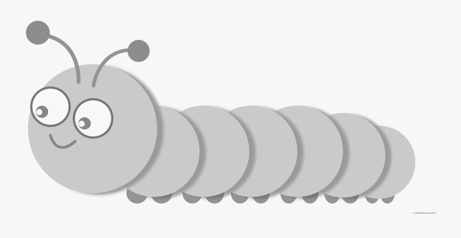 Caterpillar Black And White Transparent Caterpillar Cartoon Png