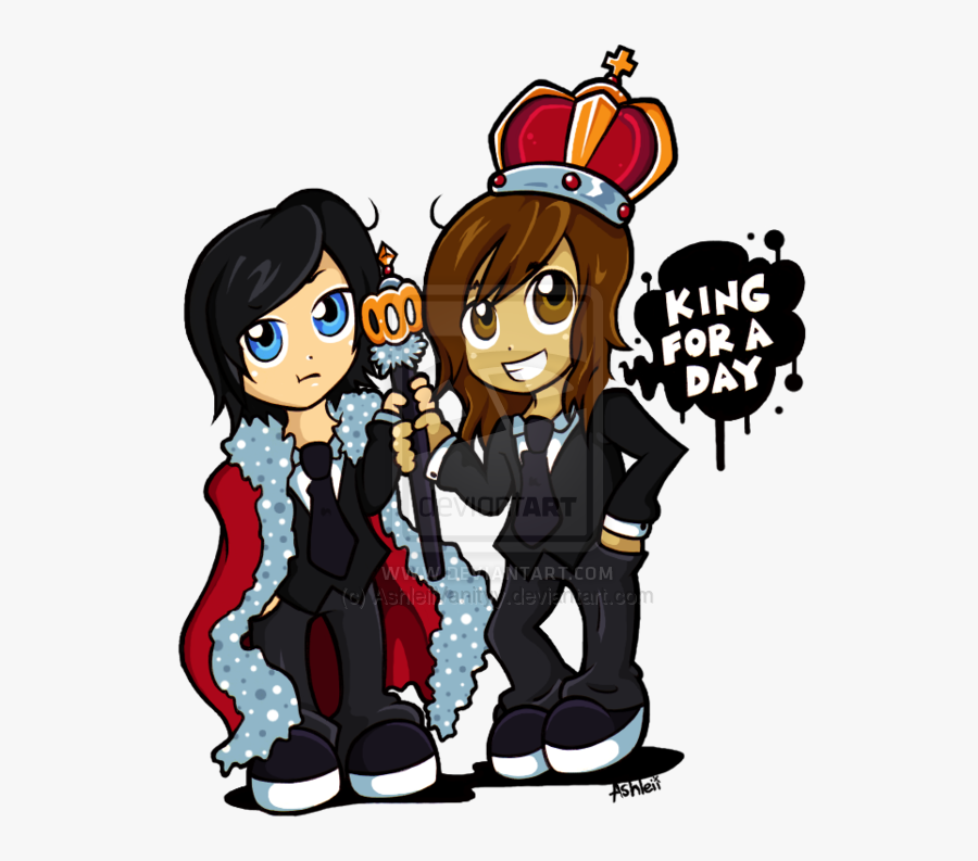 Art, King, And Pierce The Veil Image - Pierce The Veil And Kellin Quinn Drawing, Transparent Clipart