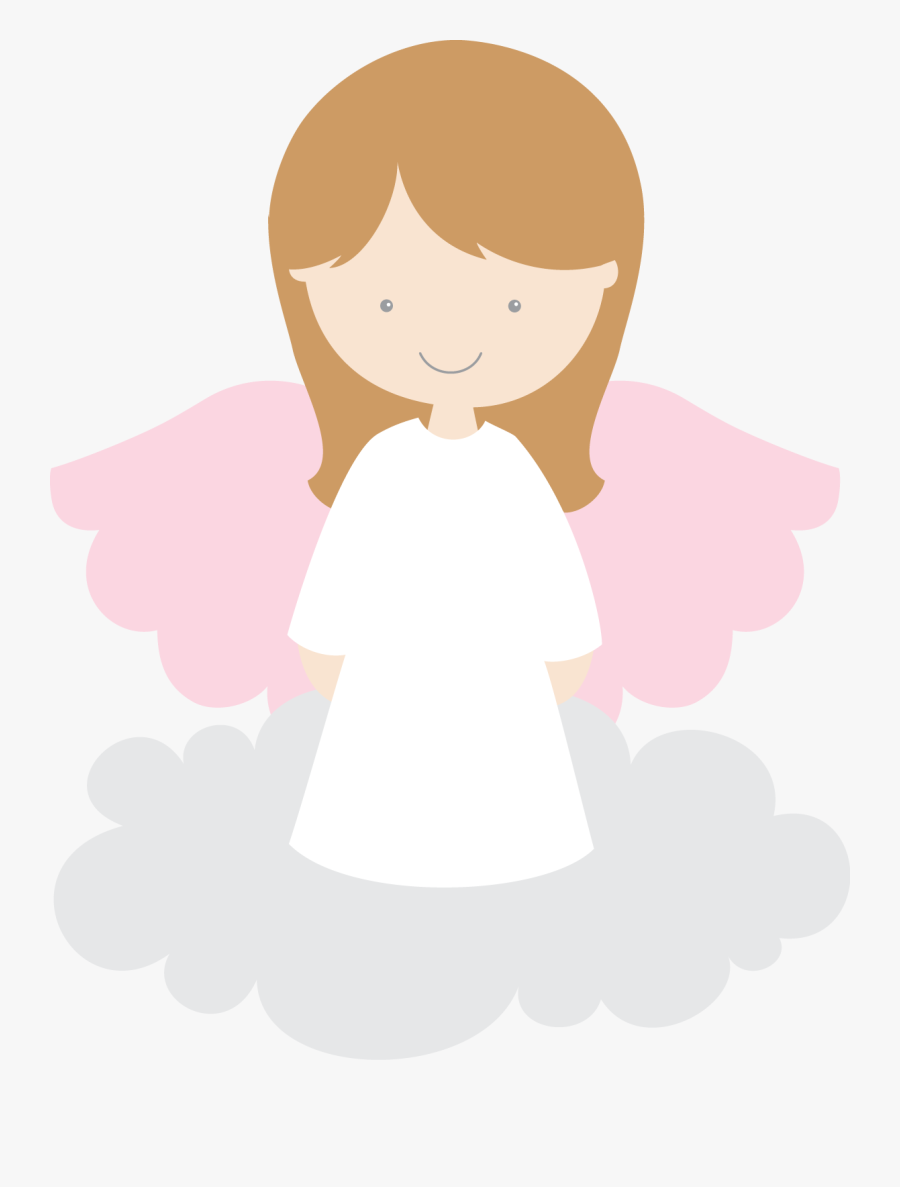 Anjinho Rosa Batizado Png - Anjo Batizado Menina Png, Transparent Clipart