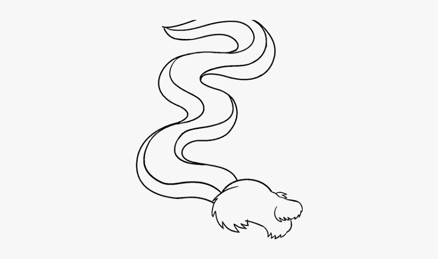 Drawn Caterpillar Easy - Line Art, Transparent Clipart