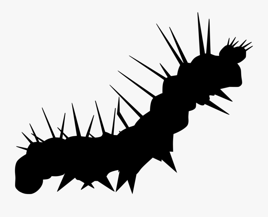 Worm Png Silhouette, Transparent Clipart