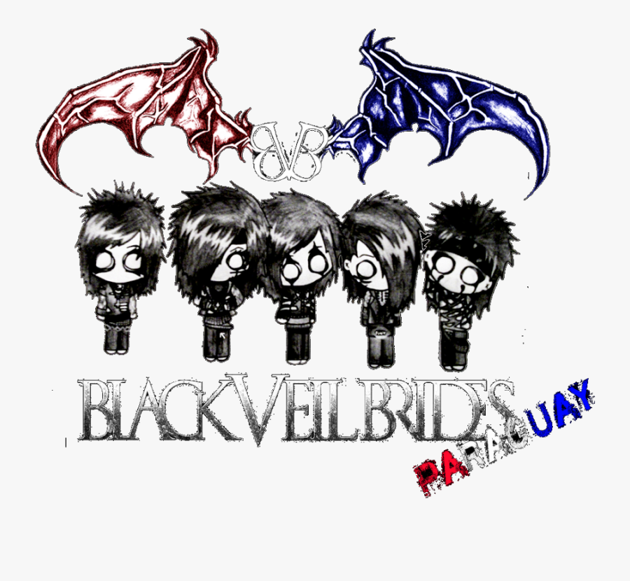 Adorable, Art, And Cc Image - Black Veil Brides, Transparent Clipart