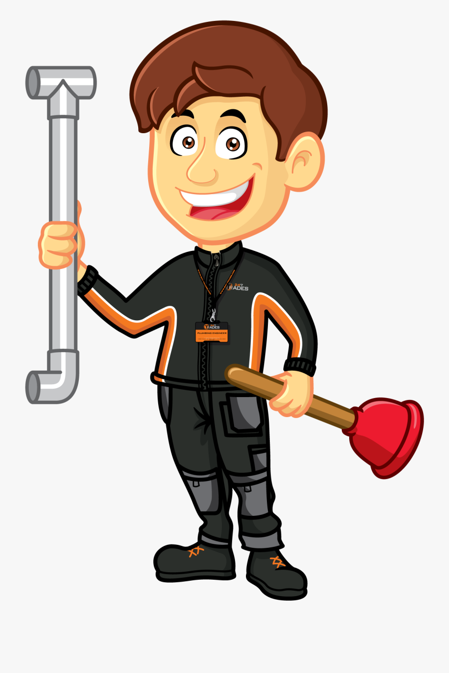 Clip Stock Plumber Clipart Plumbing - Clipart Transparent Background Plumbing, Transparent Clipart