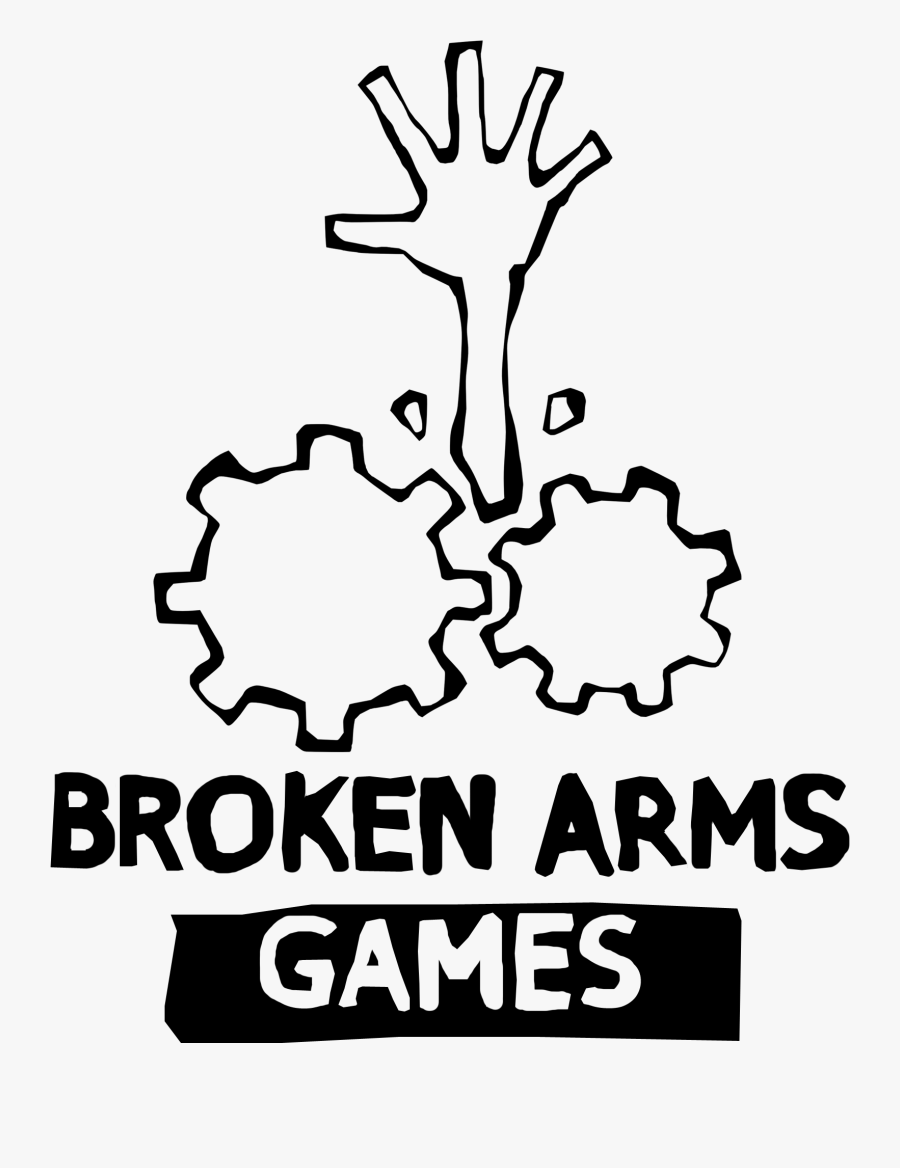 Broken Arms Games Logo, Transparent Clipart