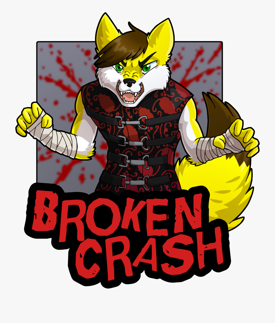 Broken Crash - Cartoon, Transparent Clipart