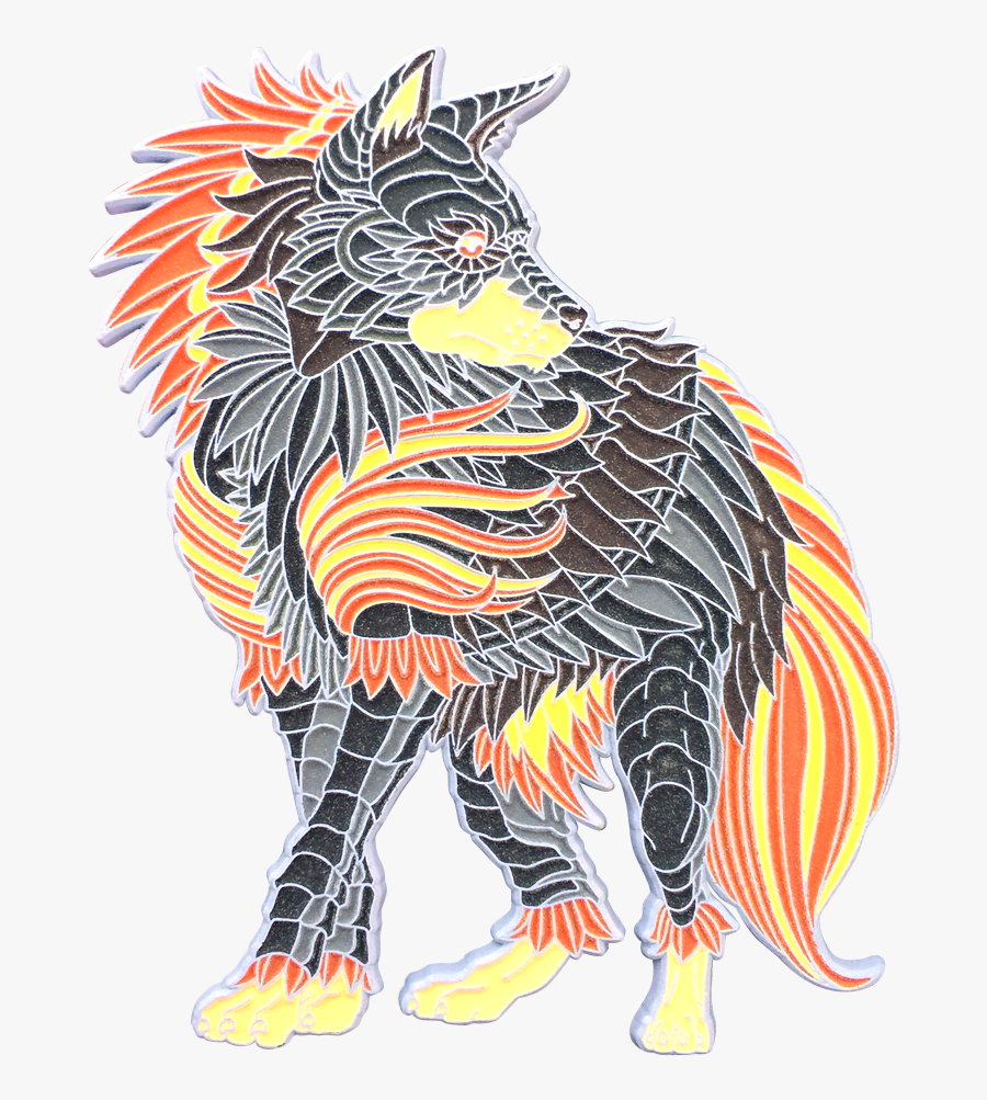 Hellhound Hyena - Illustration, Transparent Clipart