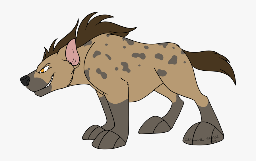 Spotted Hyena, Transparent Clipart