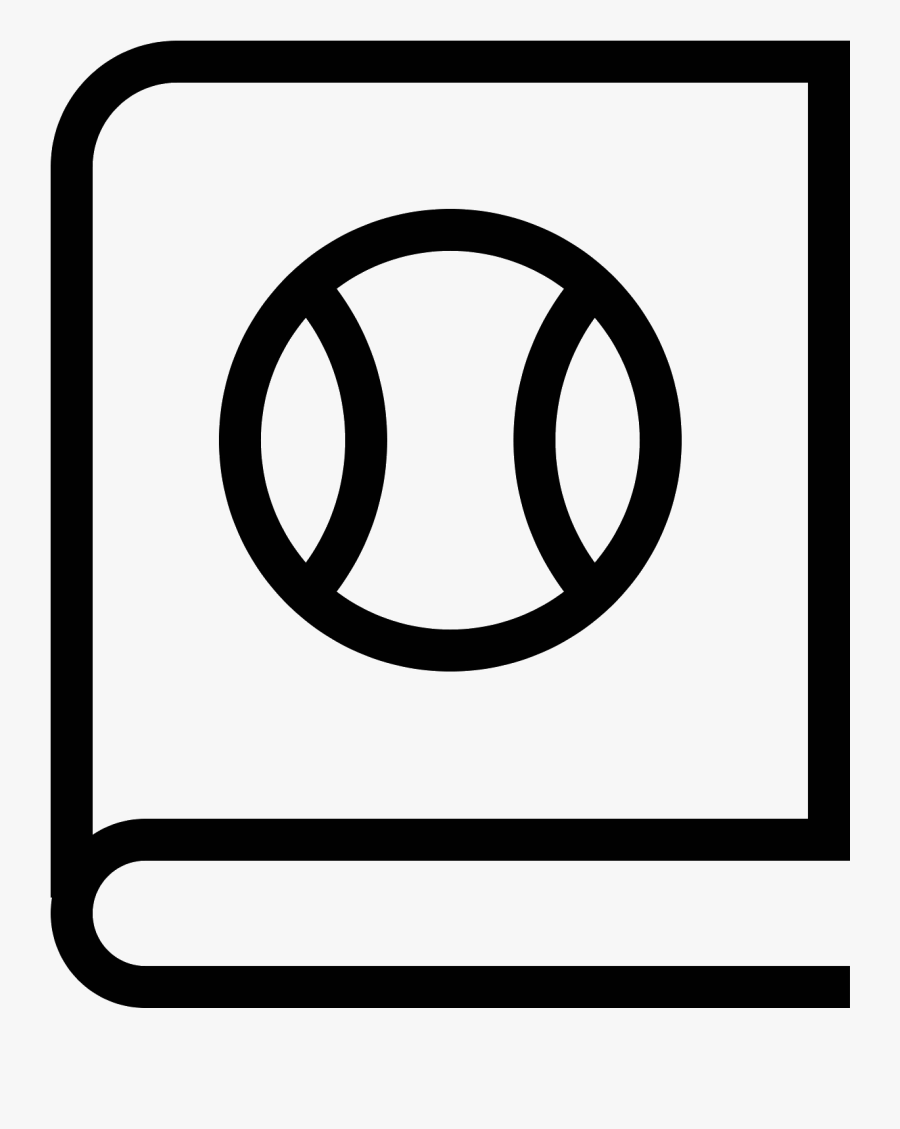 Handbook Icono Descarga Gratuita - Simple Tennis Racket Drawing, Transparent Clipart