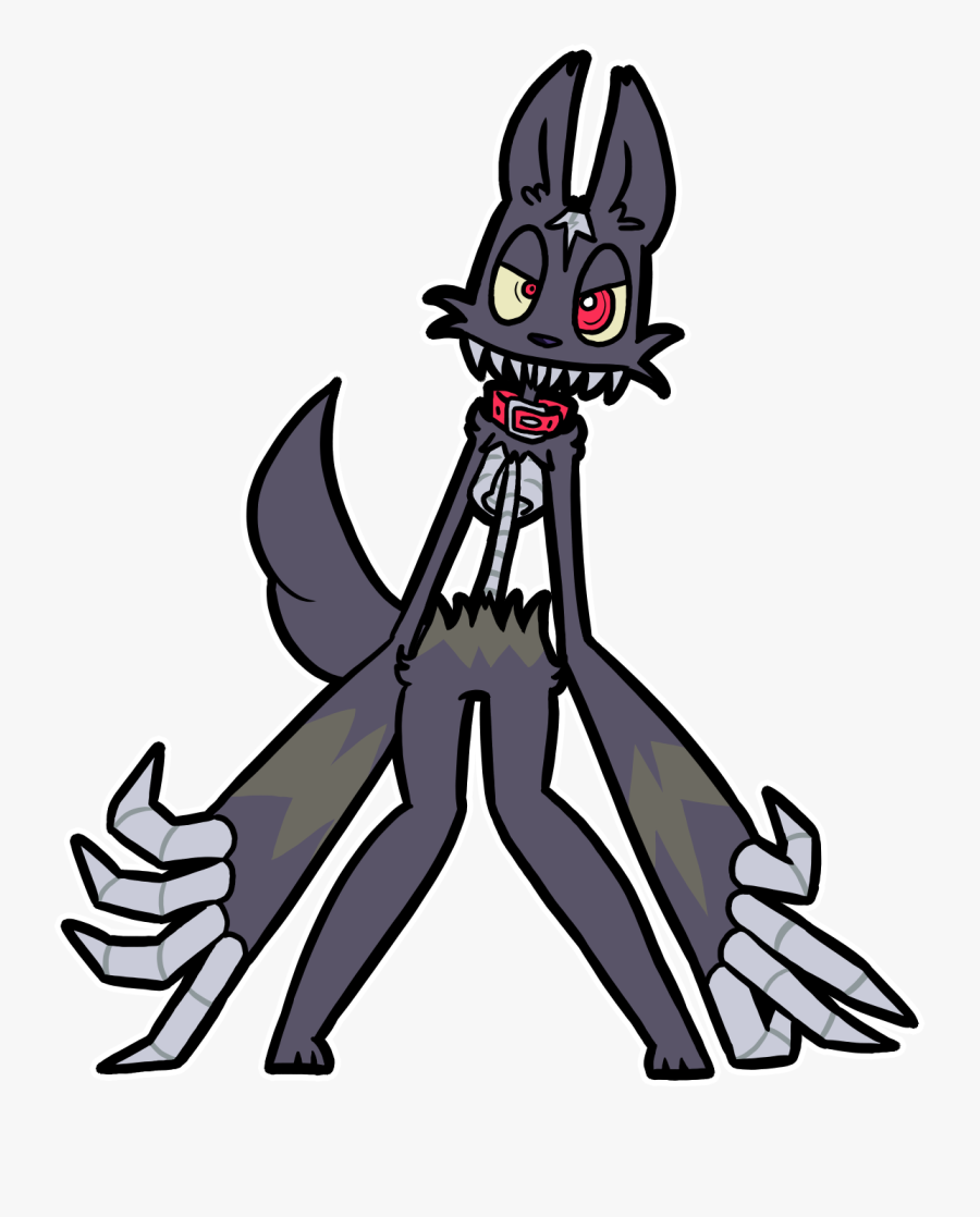 Skeletal Hyena - Cartoon, Transparent Clipart