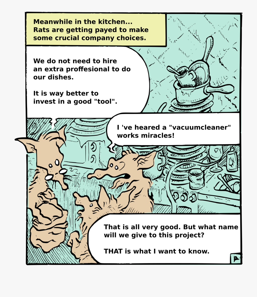 Rats In The Kitchen Clip Arts - Comics, Transparent Clipart