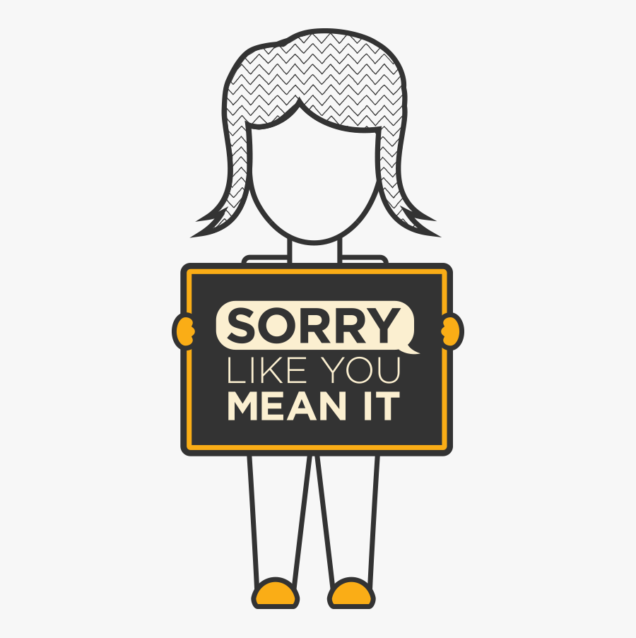 Sorry Like You Mean It, Transparent Clipart