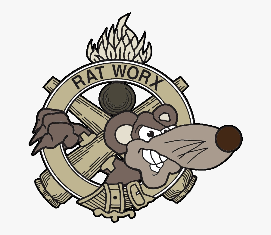 Rat Worx Knives Logo, Transparent Clipart