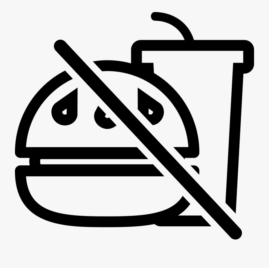 No Food Allowed - Loss Of Appetite Icon, Transparent Clipart