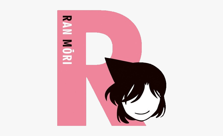 #mori #ran #detectiveconan - Detective Conan Pink Sticker, Transparent Clipart