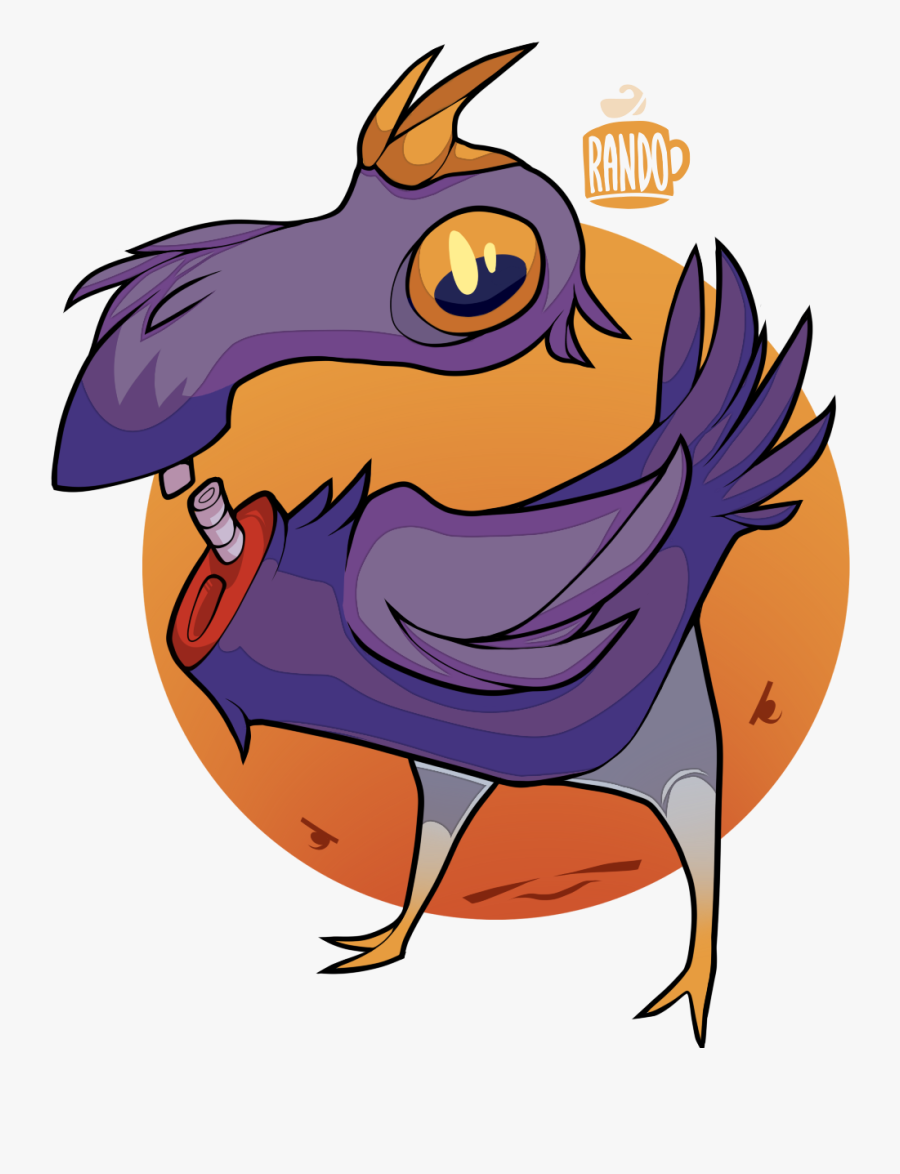 Trash Dove - Cartoon, Transparent Clipart