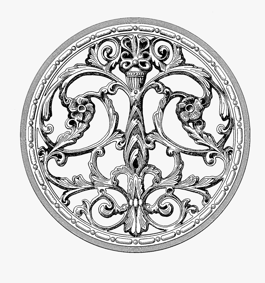 Steampunk Black And White, Transparent Clipart