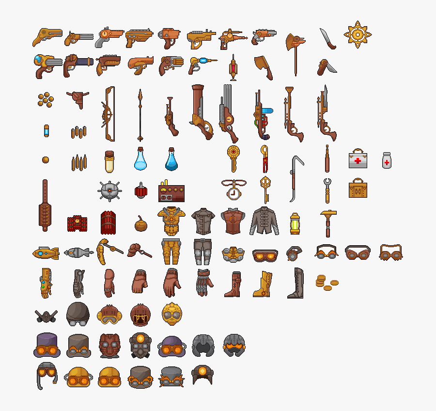 Steam Punk Clip Art, Transparent Clipart