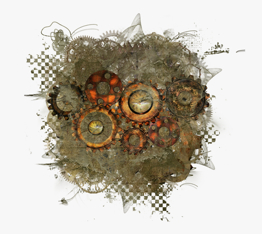Steampunk Element Background 800 X 800 Png Transparent - Circle, Transparent Clipart