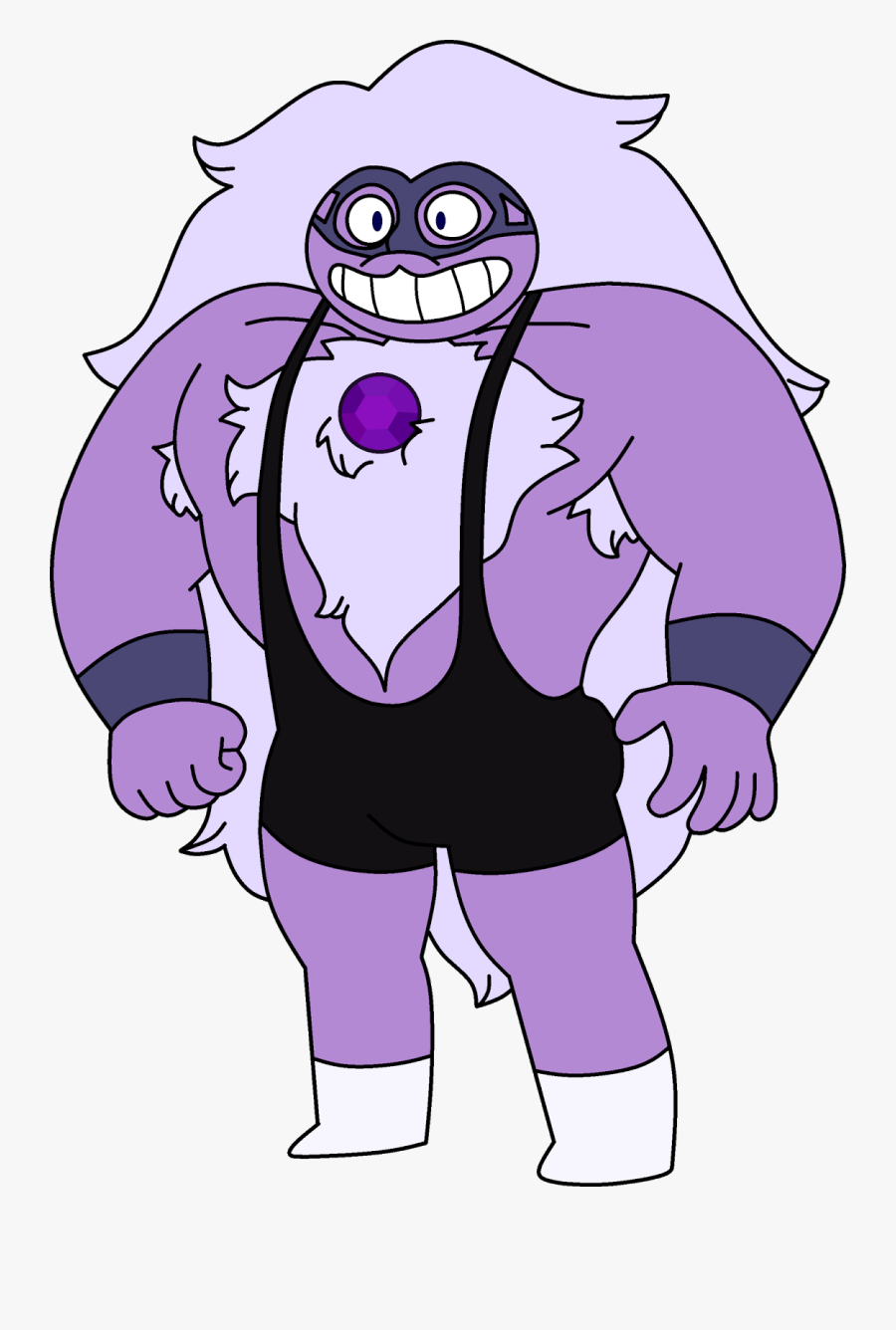 Steven Universe Amethyst Purple Puma, Transparent Clipart