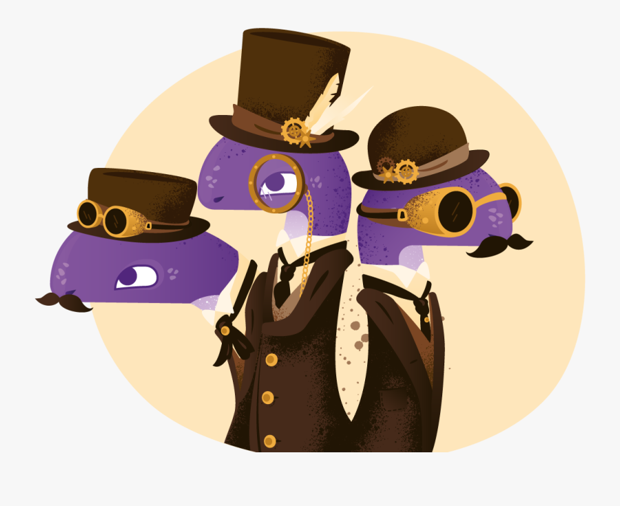 Ziggy Steampunk Akeneo Hydra Steampunk Ziggy Illustration - Cartoon, Transparent Clipart