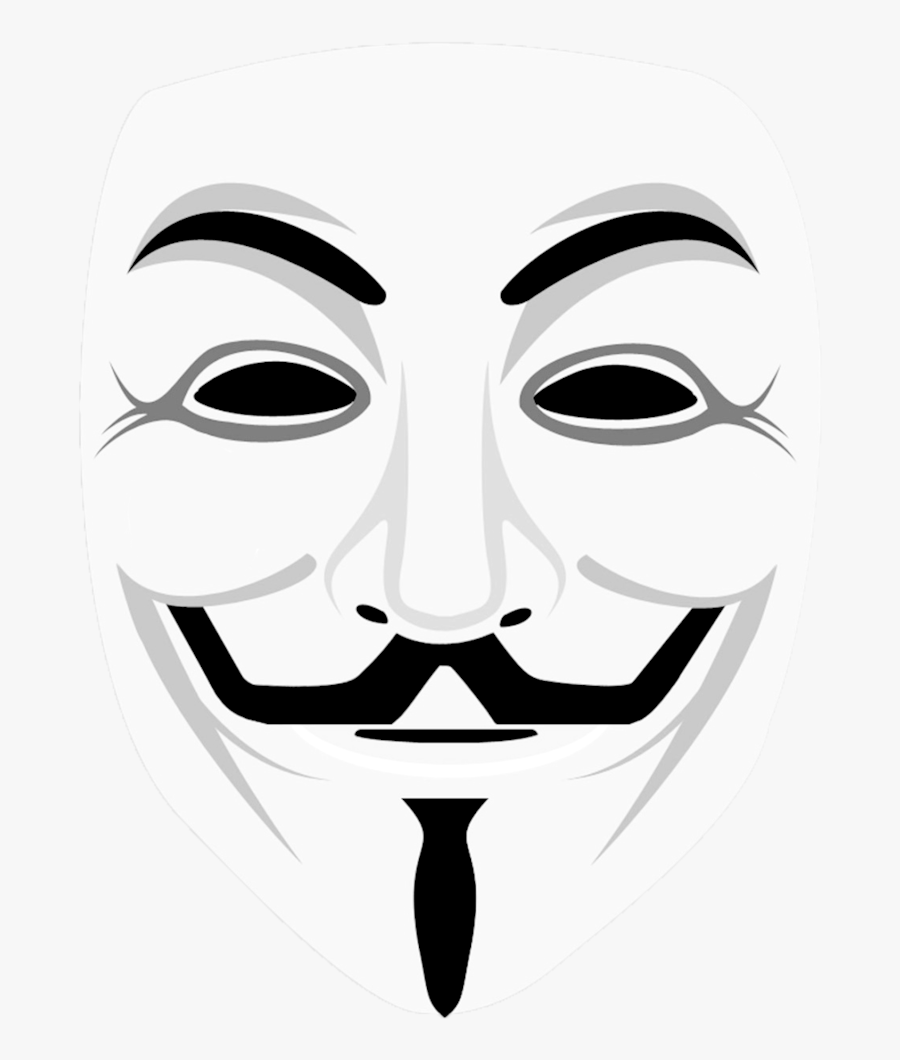 Guy Fawkes Png - V For Vendetta Mask Png, Transparent Clipart