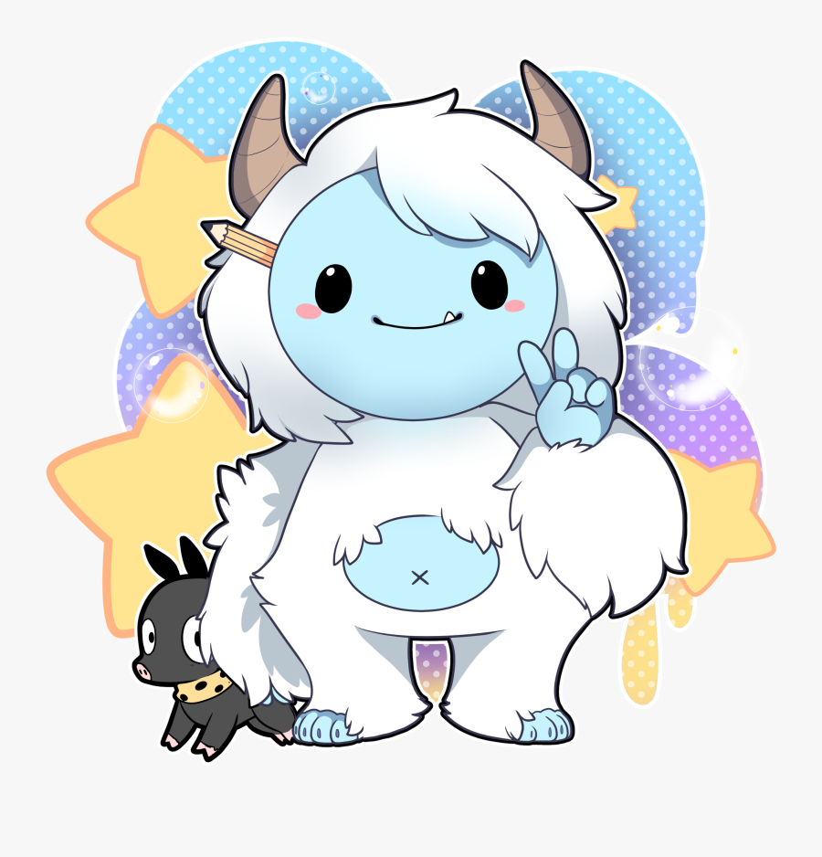 Kawaiiyeti - Kawaii Cute Yeti Drawing, Transparent Clipart