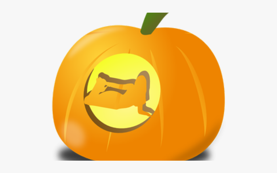 Spooky Clipart Evil Pumpkin - Wolf Pumpkin Carving, Transparent Clipart