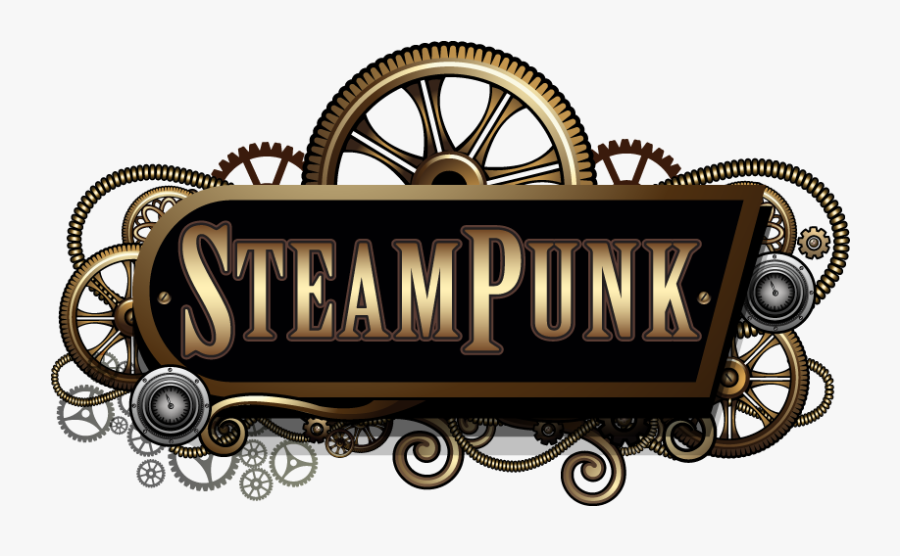 Transparent Steampunk Name Plate Png, Transparent Clipart