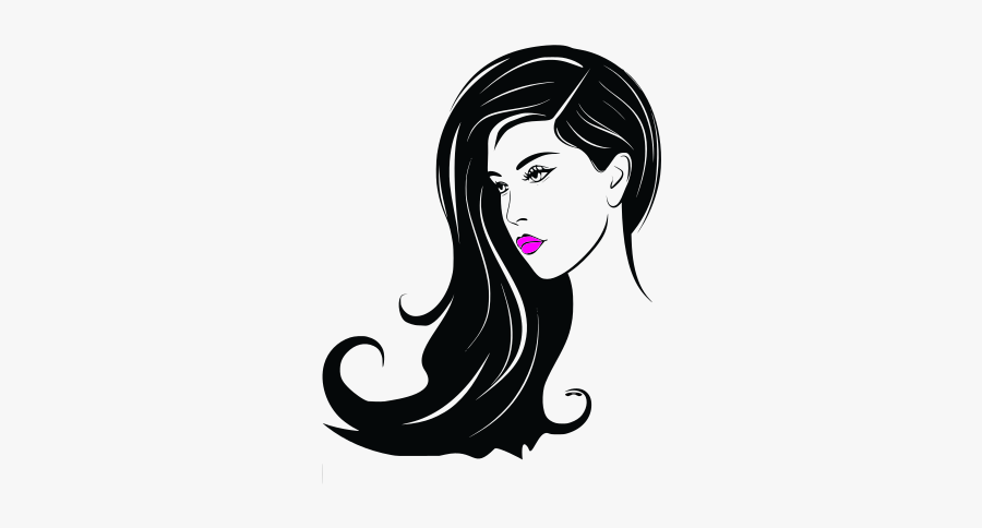 Women Face - Women Hair Vector Png, Transparent Clipart
