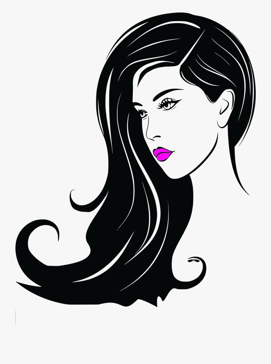 Women Face Clip Art , Png Download - Woman Face Vector, Transparent Clipart