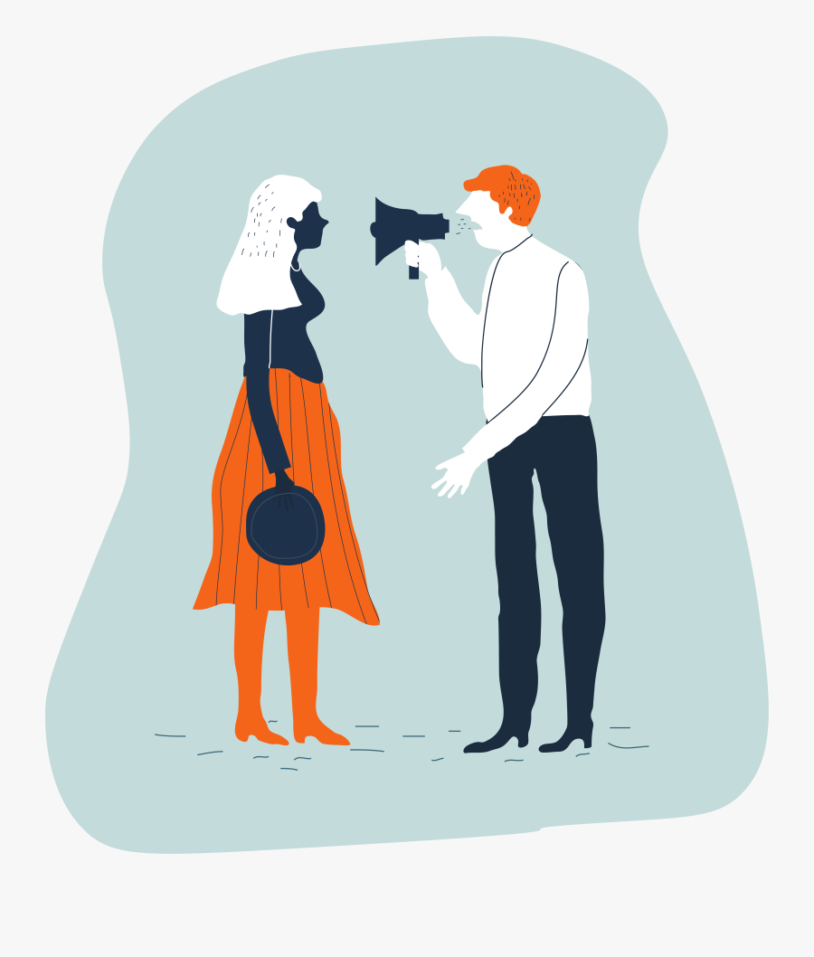 Couple Have A Fight, Transparent Clipart