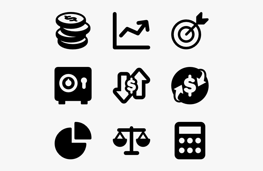Finance Pictograms - Contact Icons Png, Transparent Clipart
