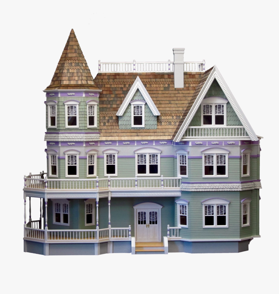 Dollhouse Queen Mary"s Dolls - Queen Anne Dollhouse Real Good Toys, Transparent Clipart