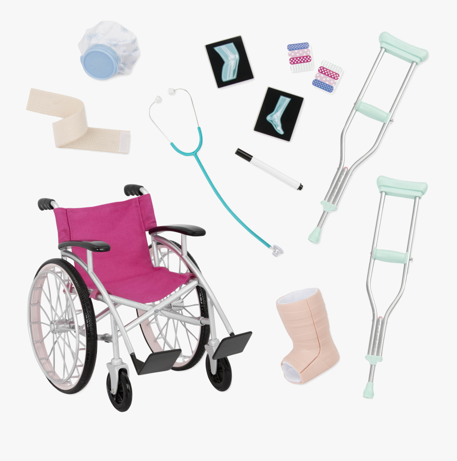 Heals On Wheels Medical Accessories All Components - Our Generation Heals On Wheels, Transparent Clipart
