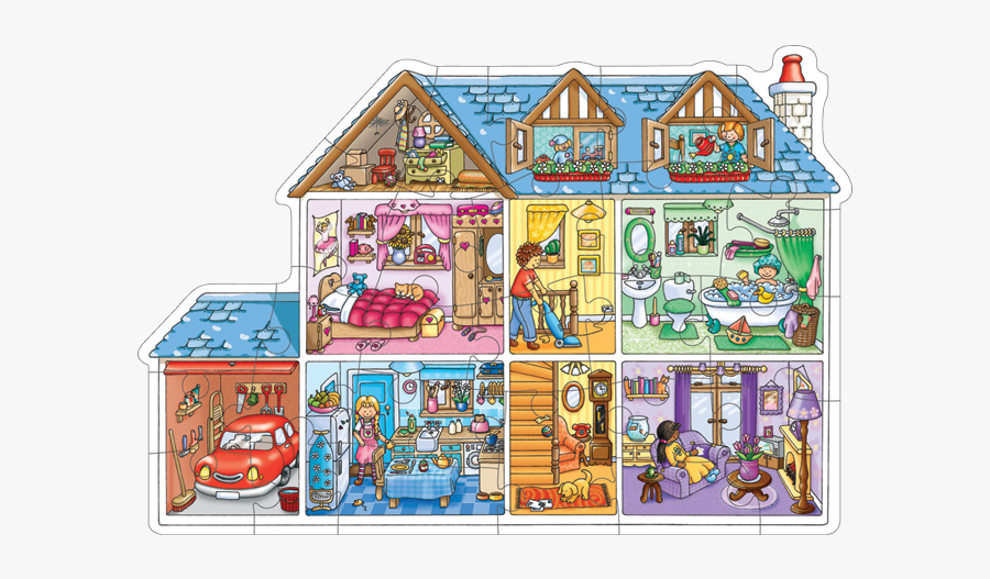 Orchard Toys Dolls House Puzzle, Transparent Clipart