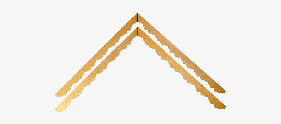 Dollhouse Die Cut Gingerbread Set 45 Degree Angle - Wood, Transparent Clipart