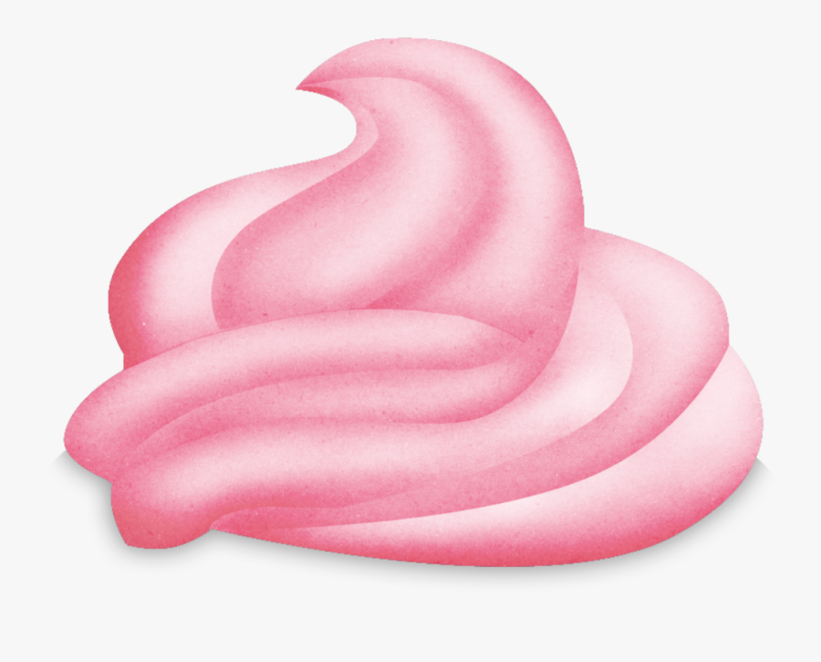 #frosting #icecream #pink #freetoedit - Frozen Yogurt, Transparent Clipart
