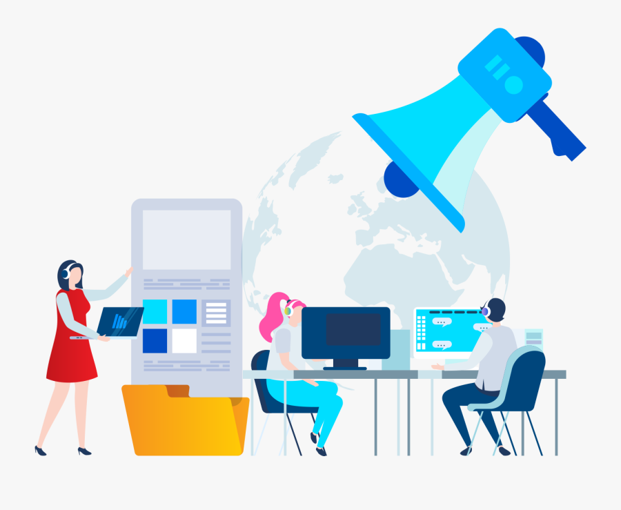 Telephone Interpreting - Illustration, Transparent Clipart