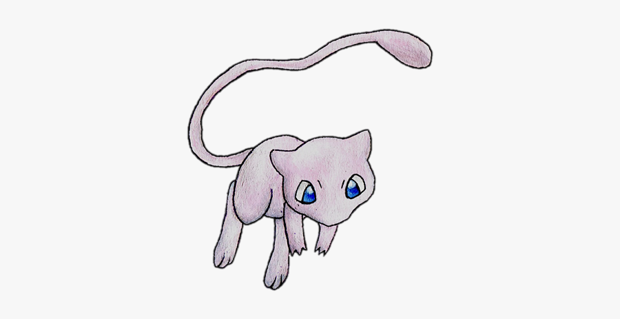 Mew Baby Onesie Featuring The Painting Mew By Kacey - Cartoon, Transparent Clipart