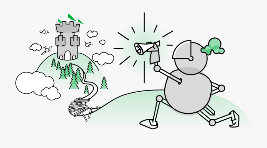 Robotknight A12 - Cartoon, Transparent Clipart