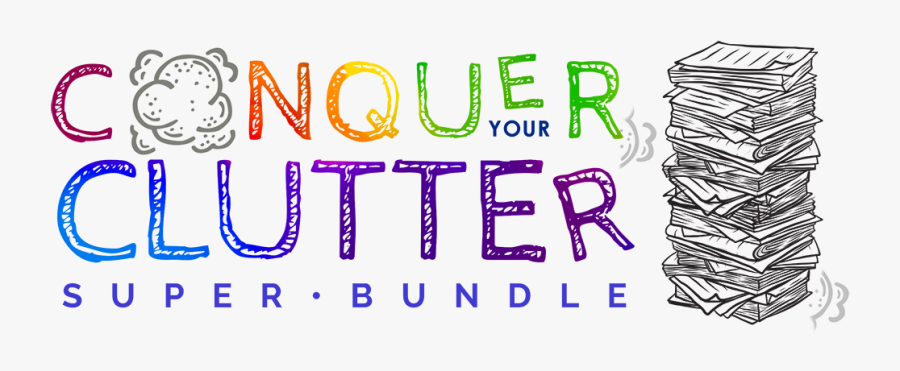 Conquer Your Clutter Super Bundle, Transparent Clipart