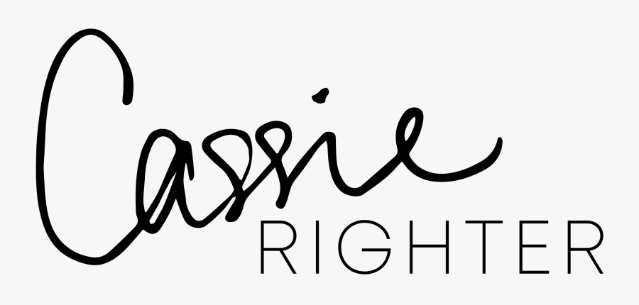 Cassie Righter - Calligraphy, Transparent Clipart