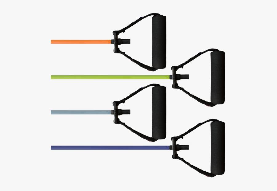 Sanctband® Resistive Tubing With Handles - Sanctband Tubing With Handles, Transparent Clipart
