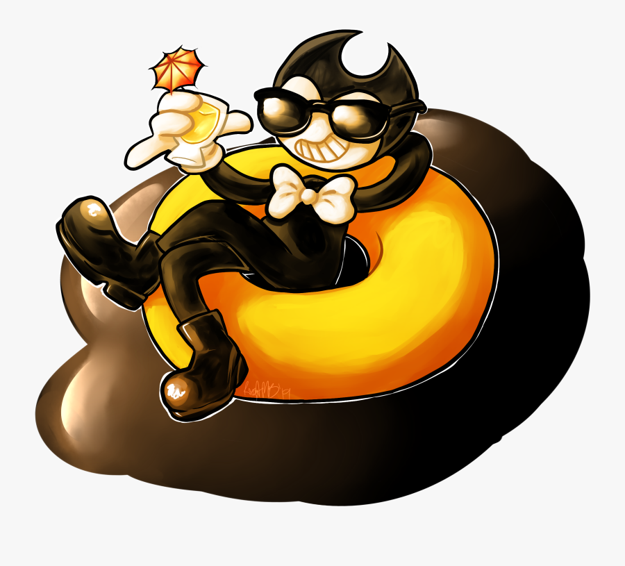 Summer Bendy - Cartoon, Transparent Clipart