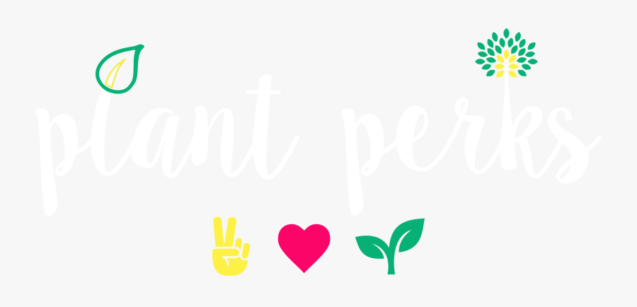 Plant Perks - Calligraphy, Transparent Clipart
