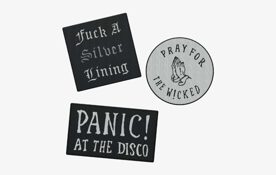 Pray For The Wicked Tour Panic At The Disco Album Black - Panic At The Disco Pray For The Wicked Patch, Transparent Clipart