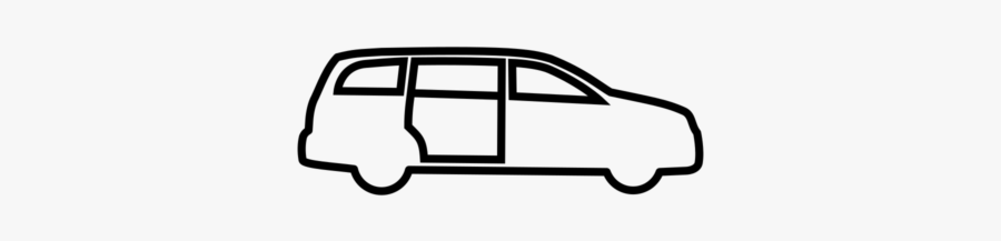 Compact Van, Transparent Clipart