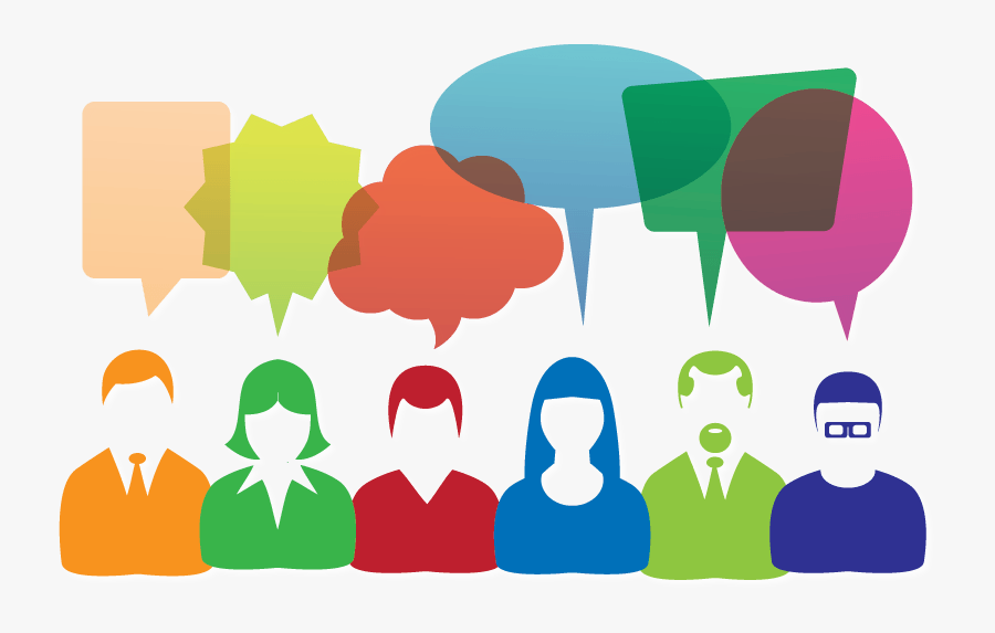 People Talking Graphic Png, Transparent Clipart